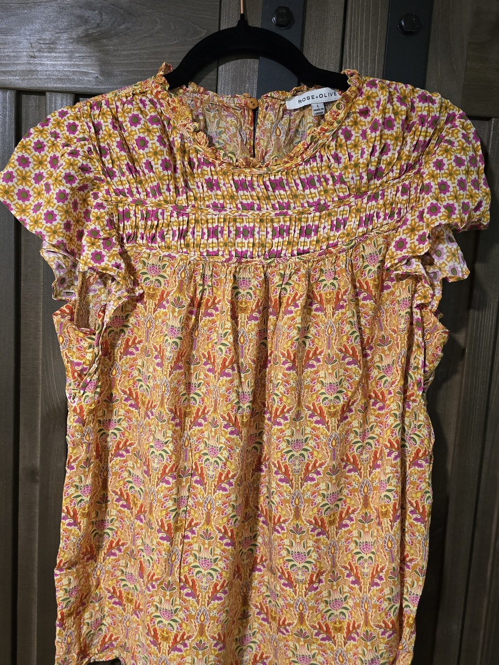 Rose + Olive Boho Summer Blouse